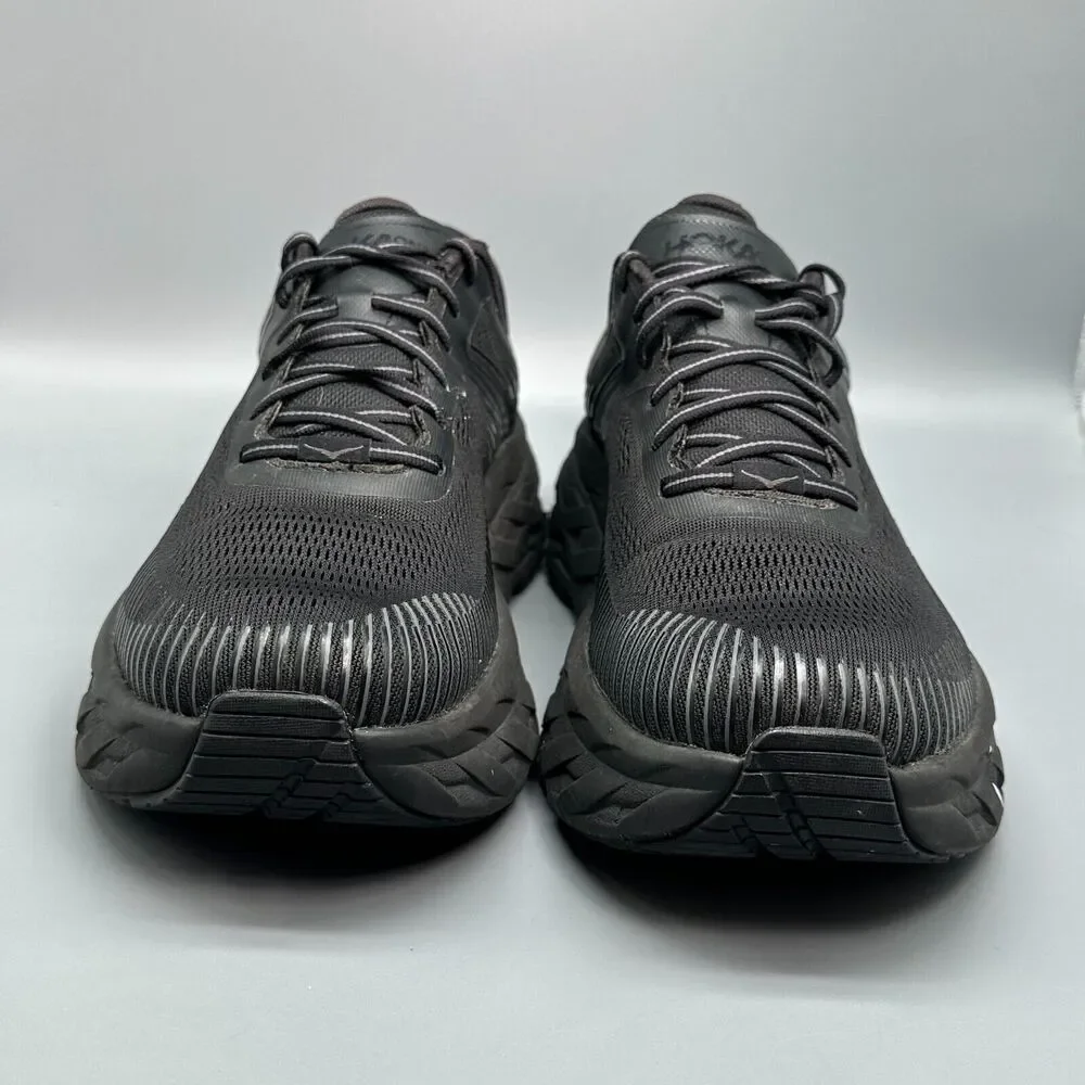 HOKA One One Bondi 7 Men's 11 Wide Black Athletic Sneakers Lace-Up Low Top Shoes_3